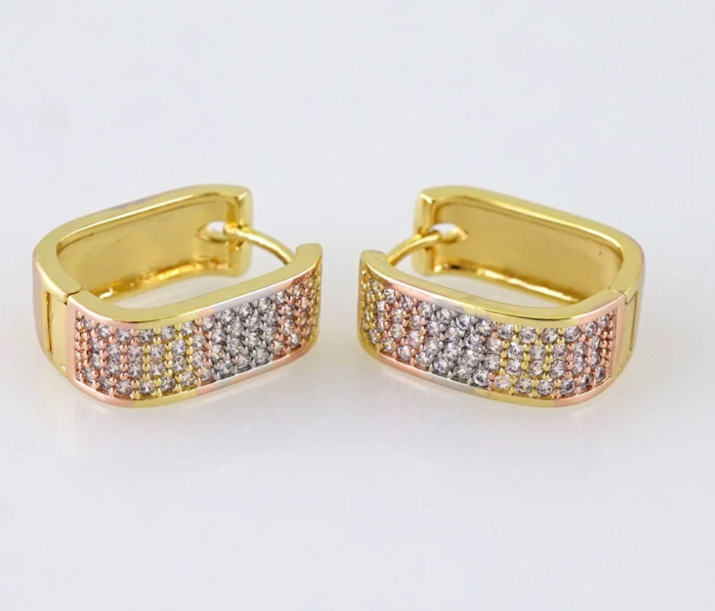 GF Square Earrings