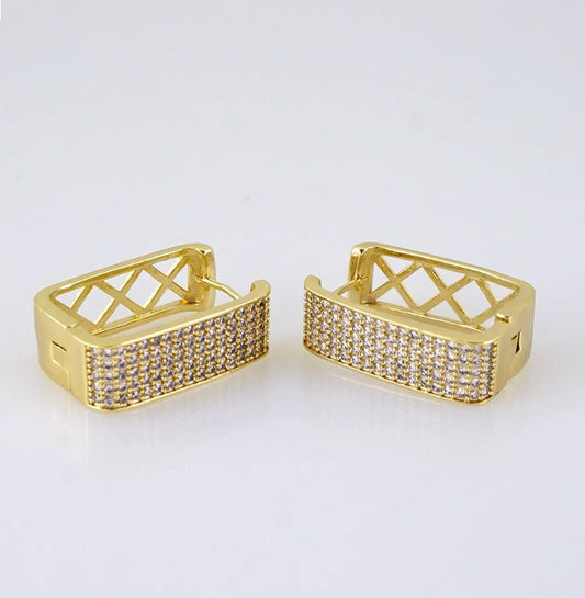 GF Square Earrings