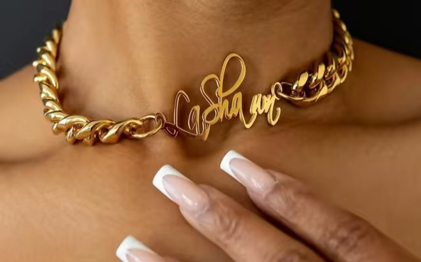 GF THICK CUBAN CHOKER