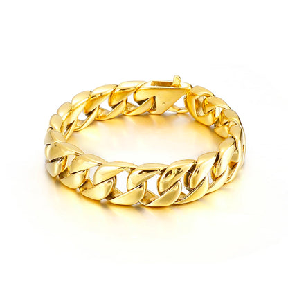 Jizzy Punk Fashion Gold Plated Jewelry Bracelet