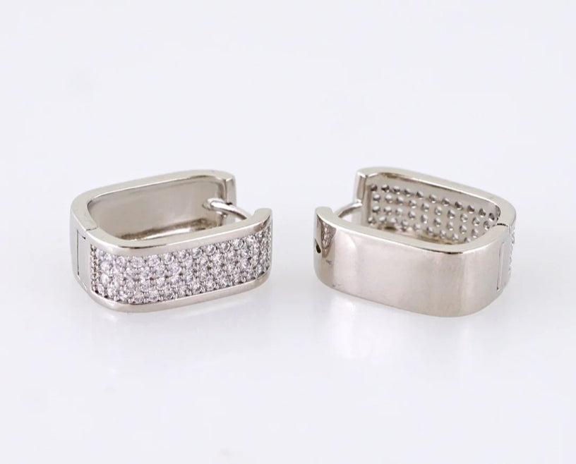 GF Square Earrings