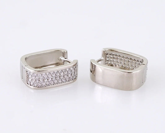GF Square Earrings