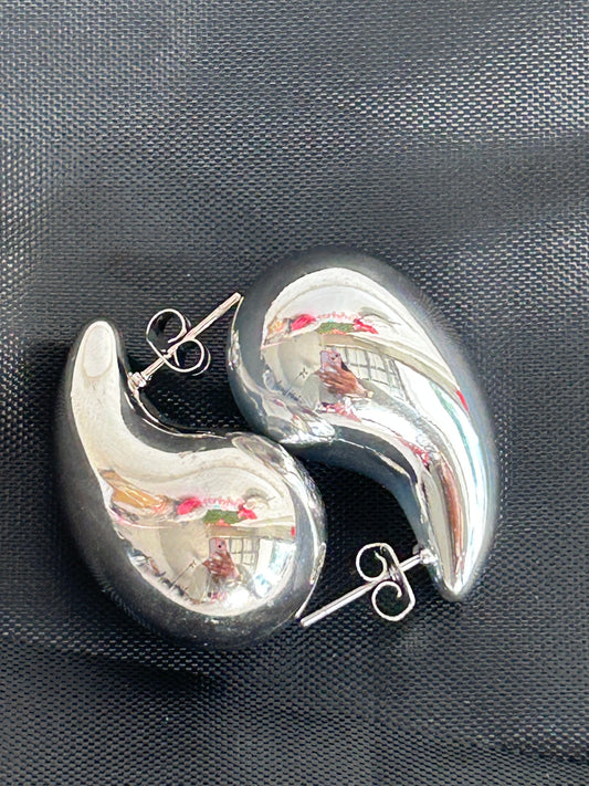 Tear drop pvd  earrings